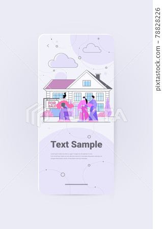 realtor showing beautiful country house to customers real estate agency mortgage loan offer on real estate website realtor showing beautiful country house to customers real estate agency mortgage loan offer on real estate website 78828226