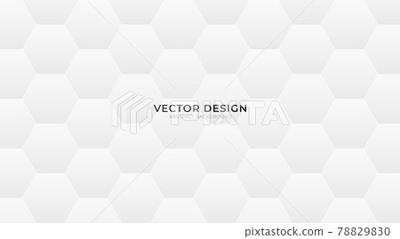 Abstract modern hexagon background. White and... - Stock Illustration ...