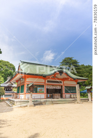 兵庫縣明石市東播磨住吉神社院內的主神社，以繡球花神社而聞名。 78830159