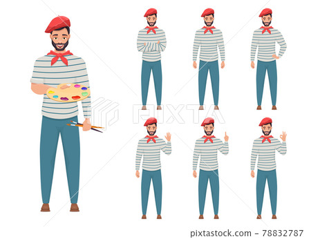 Man painter vector design illustration isolated... - Stock Illustration ...