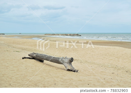 landscape of beach from chao Sam Ran beach travel location in Thailand 78832903