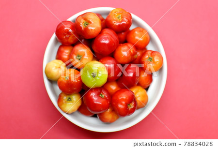 Acerola red background 5 Acerola red background 5 78834028