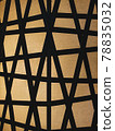 Abstract group of steel stripes on the classic lamp with design concept idea 78835032