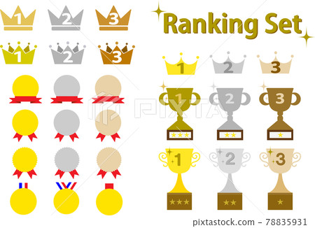 ranking, set, sets - Stock Illustration [78835931] - PIXTA