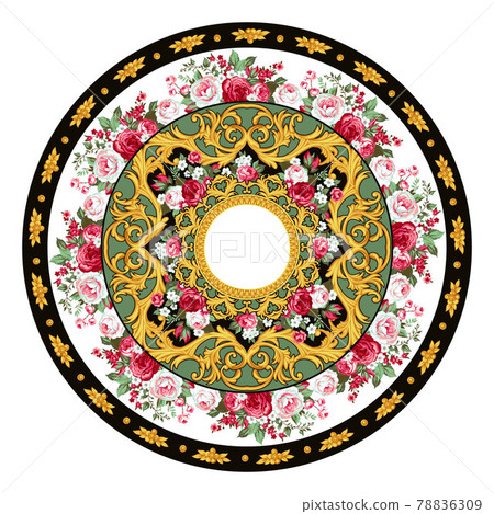 Design of plate in Baroque 1 78836309