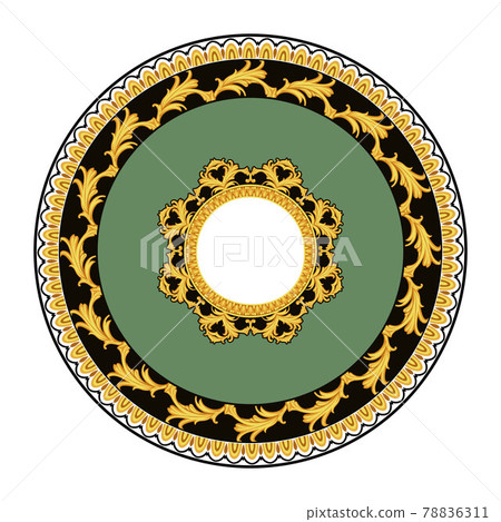 Design of plate in Baroque 1 Design of plate in Baroque 1 78836311