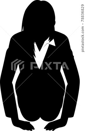 跪下的女商人 跪下的女商人 78836829