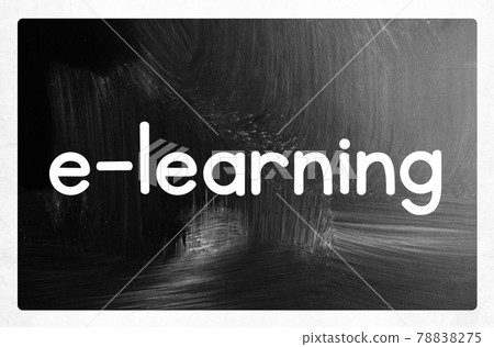 e-learning concept e-learning concept 78838275