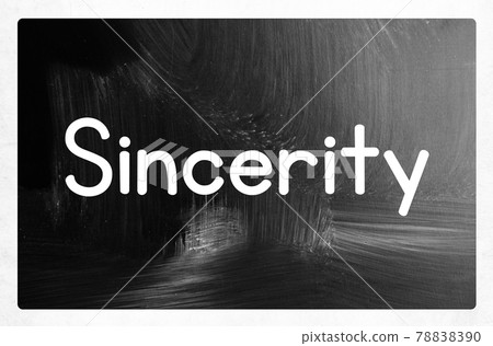 sincerity concept sincerity concept 78838390