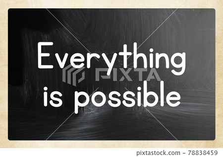 everything is possible concept 78838459