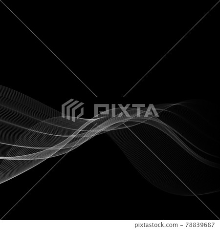 Abstract background silver lines transparent waves, design element Abstract background silver lines transparent waves, design element 78839687
