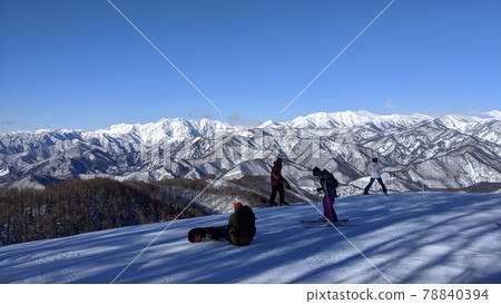 Tanigawadake seen from Hodaigi Ski Resort 78840394