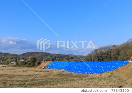 岡山_西日本 因大雨而決堤的小田川堤防工程 78845390