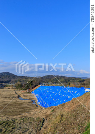 岡山_西日本 因大雨而決堤的小田川堤防工程 78845391