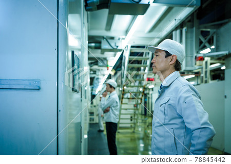 在生產/工廠工作的技術人員 78845442