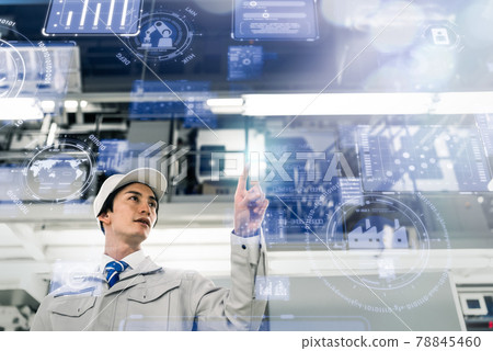 在生產/工廠工作的技術人員 78845460