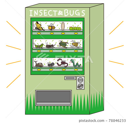 Vending machines selling various insect foods Vending machines selling various insect foods 78846233