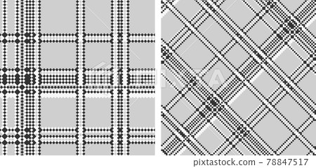 Tartan pattern set. Tartan pattern set. 78847517