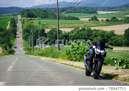 Touring Bike and Jet Coaster Road (Kamifurano, Hokkaido) 78847711