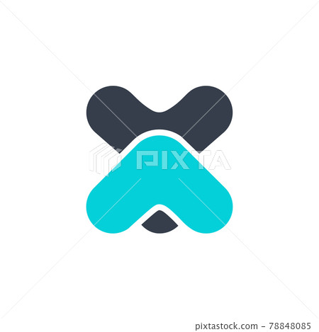 YA letter or AY letter logo design. Stock Vector illustration isolated on white background. YA letter or AY letter logo design. Stock Vector illustration isolated on white background. 78848085