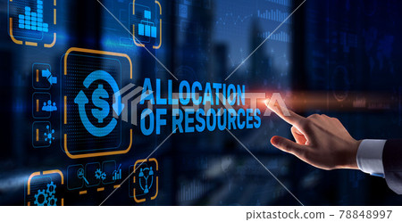 Allocation of Resources. Marketing Planning Strategy Concept. Business Technology Allocation of Resources. Marketing Planning Strategy Concept. Business Technology 78848997