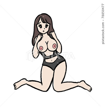 大胸部女孩圖 78850477