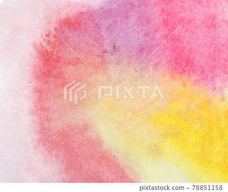 Abstract watercolor background of iridescent yellow red color. Abstract watercolor background of iridescent yellow red color. 78851158