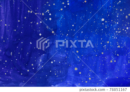 Abstract night starry sky, dark blue space background. Watercolor texture pattern Abstract night starry sky, dark blue space background. Watercolor texture pattern 78851167
