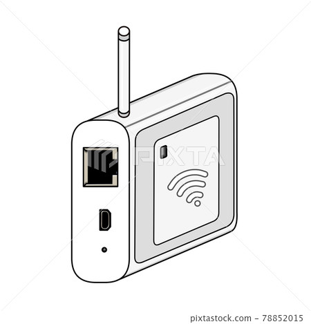 白色無線路由器 78852015