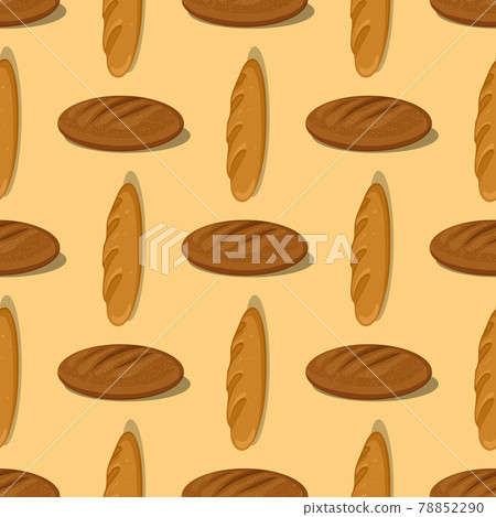 pattern with different breads and baked products pattern with different breads and baked products 78852290