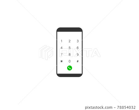 Keypad, smartphone icon. Vector illustration,... - Stock Illustration ...