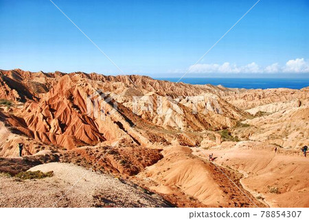 Kyrgyz malformed rock hoodoo 78854307