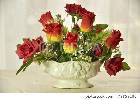 玫瑰裝飾，人造花之美 78855195