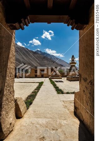Tabo monastery in Tabo village, Spiti Valley, Himachal Pradesh, India 78855486
