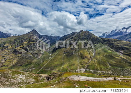 Veiw of Lahaul valley in Himalayas Veiw of Lahaul valley in Himalayas 78855494