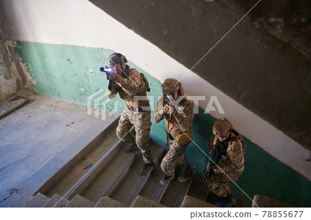 modern warfare soldiers ascent stairs in combat modern warfare soldiers ascent stairs in combat 78855677