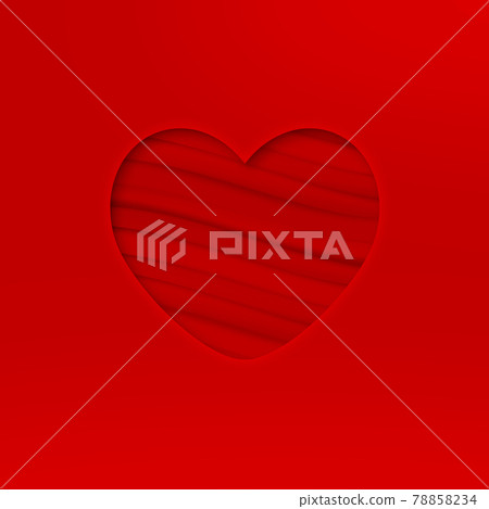 Background material with a beautiful heart curve and gradation [1: 1] 78858234