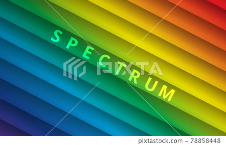 Abstract colorfull background. Rainbow. Visible spectrum. Childish design template. Vector Illustration. EPS10. Spectral flowing waves. Design element for technology, science or modern concept. Abstract colorfull background. Rainbow. Visible spectrum. Childish design template. Vector Illustration. EPS10. Spectral flowing waves. Design element for technology, science or modern concept. 78858448