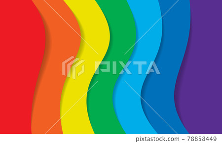 Abstract colorfull background. Rainbow. Visible spectrum. Childish design template. Vector Illustration. EPS10. Spectral flowing waves. Design element for technology, science or modern concept. Abstract colorfull background. Rainbow. Visible spectrum. Childish design template. Vector Illustration. EPS10. Spectral flowing waves. Design element for technology, science or modern concept. 78858449
