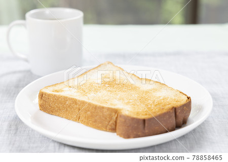 美味的早餐吐司和咖啡 美味的早餐吐司和咖啡 78858465