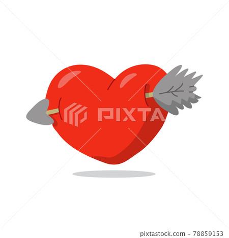 love arrow flat style design vector illustration love arrow flat style design vector illustration 78859153