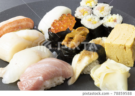 各種美味的壽司 78859588