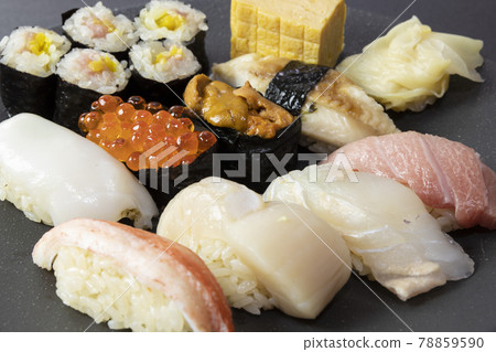 各種美味的握壽司 78859590