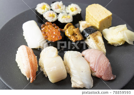 各種美味的握壽司 78859593