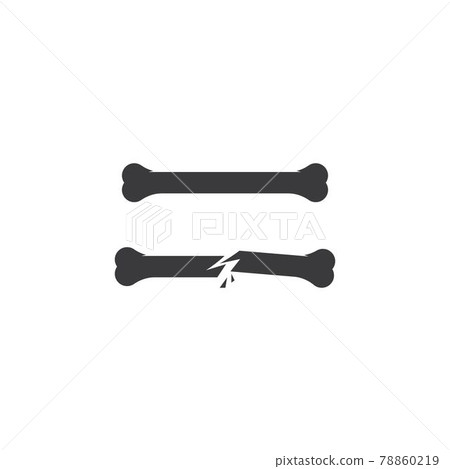 Bone ilustration logo vector 78860219