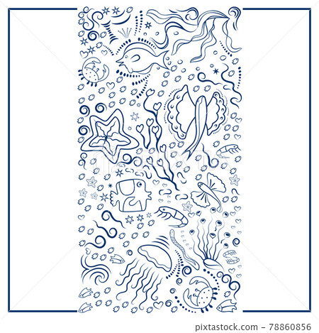 Frames with coral fish-07 78860856
