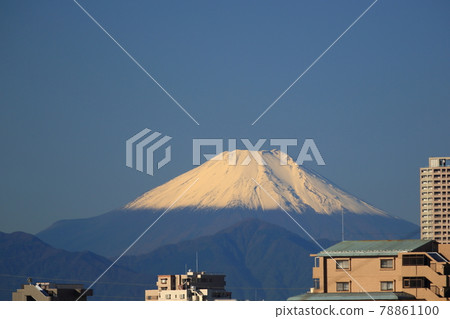 Fuji of crown of snow 78861100