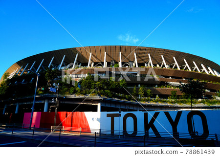 Tokyo National Stadium, the venue for the Tokyo 2020 Olympics and Paralympics 78861439