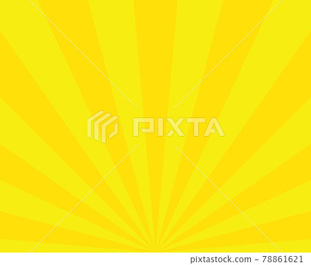 Yellow radial background illustration extending from below Yellow radial background illustration extending from below 78861621