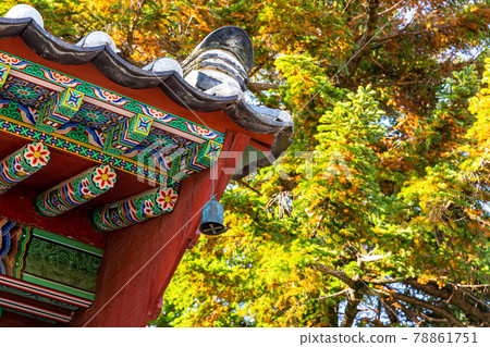 A corner of a temple A corner of a temple 78861751